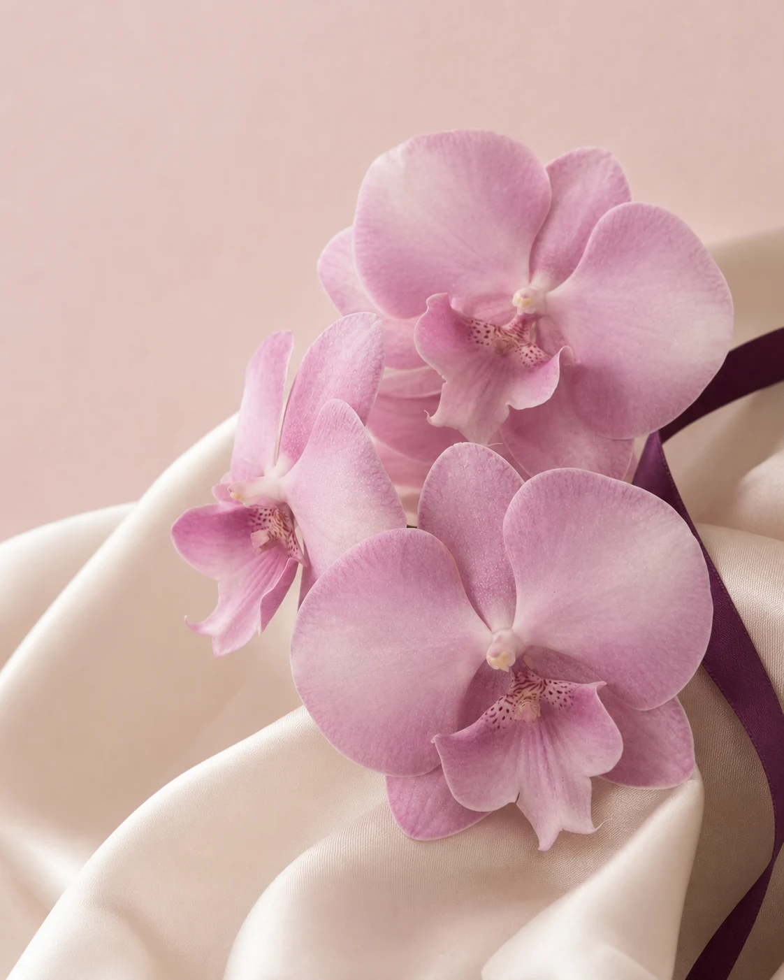 A pale pink Rose Veil orchid